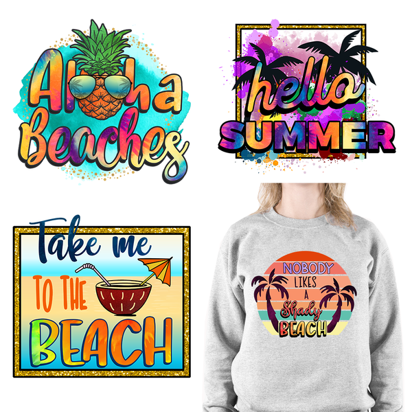 Aloho Summer Beach Life DTF Transfers