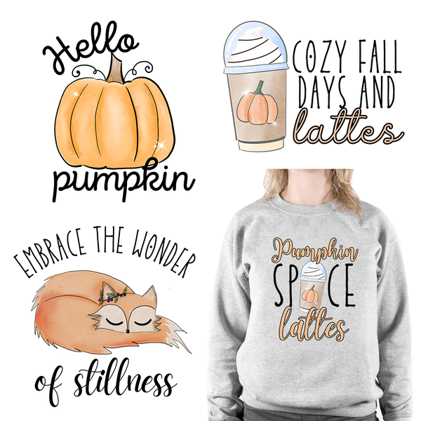 Fall Days Cozy Pumpkin Season DTF Transfers