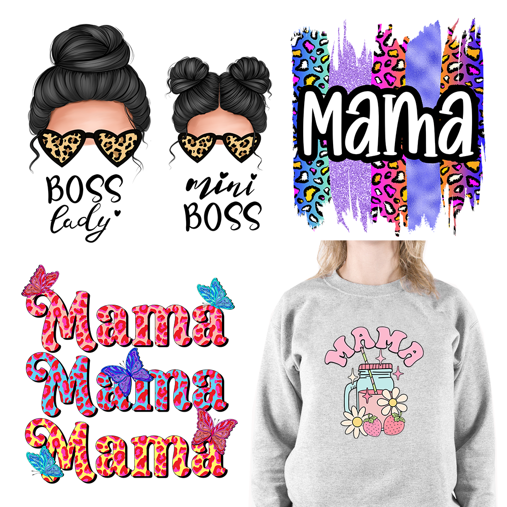 Mom Life Mama Mini Love DTF Transfers