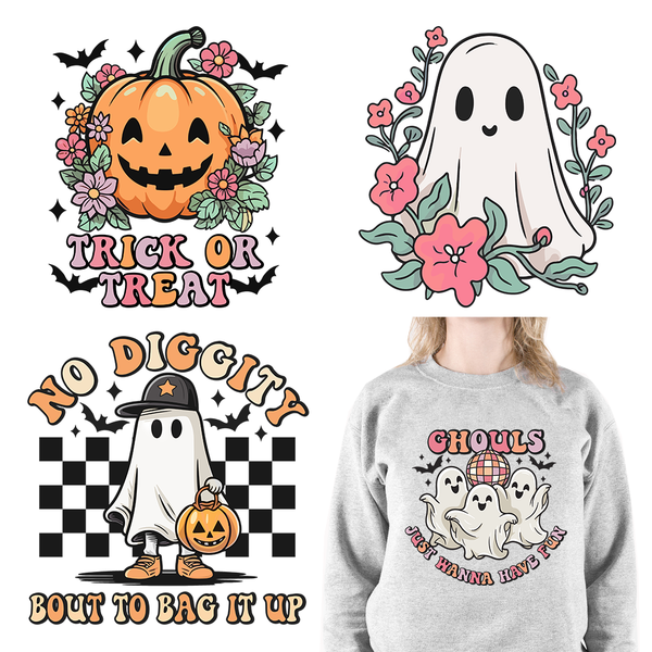 Spooky Babe Ghoul Vibes DTF Transfers