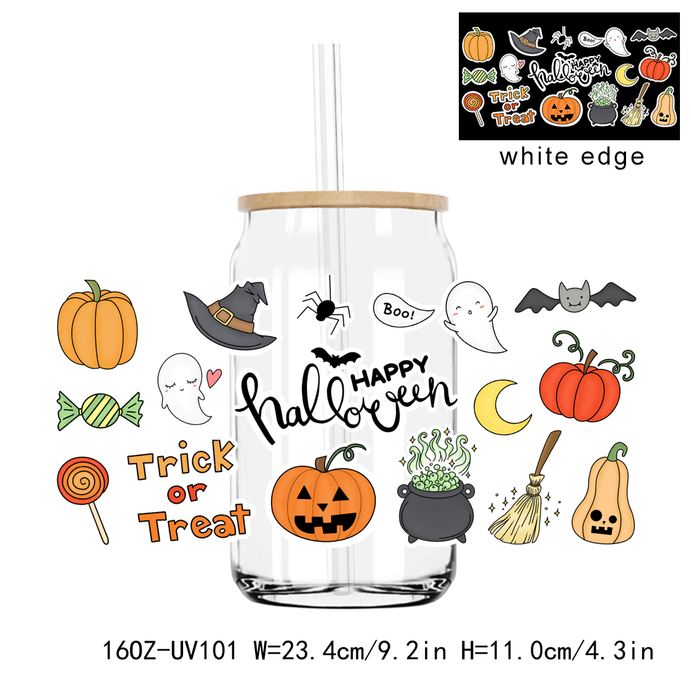 Hello Autumn Festival Season 16OZ UV DTF Stickers Wrap