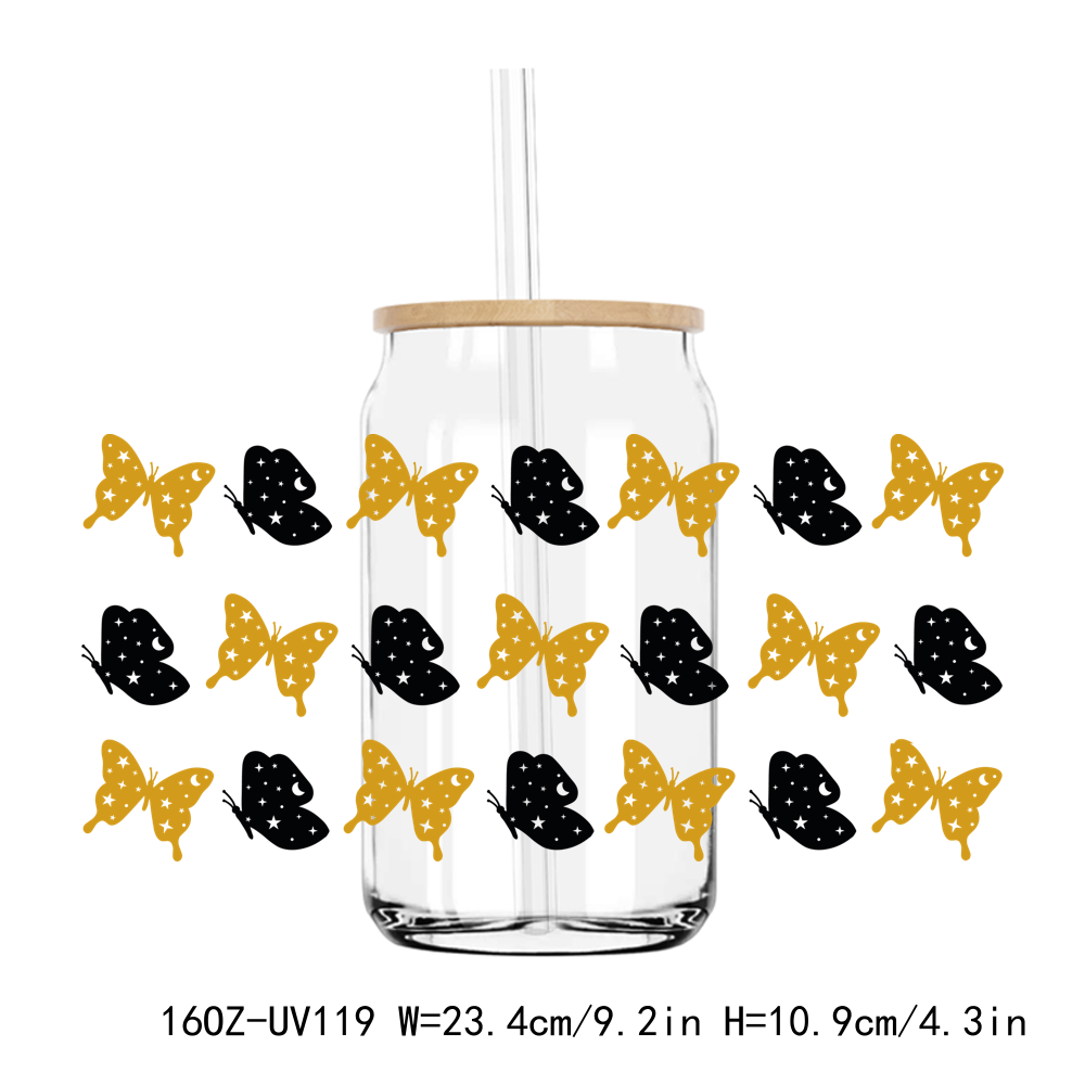 Butterfly Animals 16OZ UV DTF Stickers Wrap