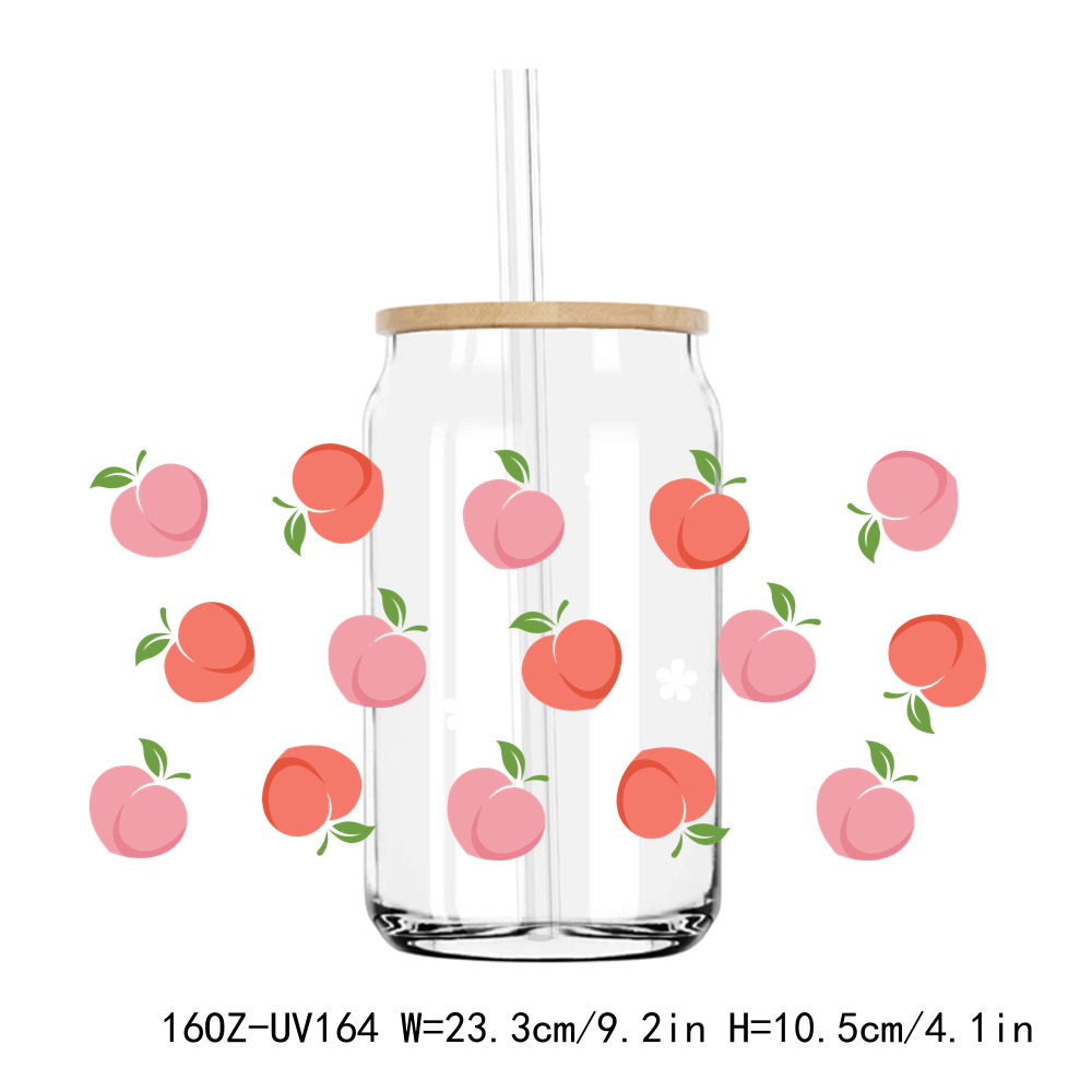 Cute Fruit Summer 16OZ UV DTF Stickers Wrap