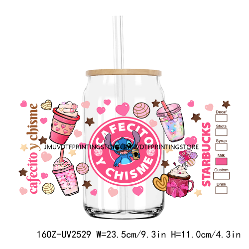 Cute Cats Cartoon Anime Animals UV DTF Sticker For 16OZ Libbey Glass Cup Can Wrap Transfer Sticker Custom Labels DIY Logo