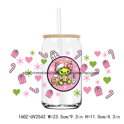 Cute Cats Cartoon Anime Animals UV DTF Sticker For 16OZ Libbey Glass Cup Can Wrap Transfer Sticker Custom Labels DIY Logo