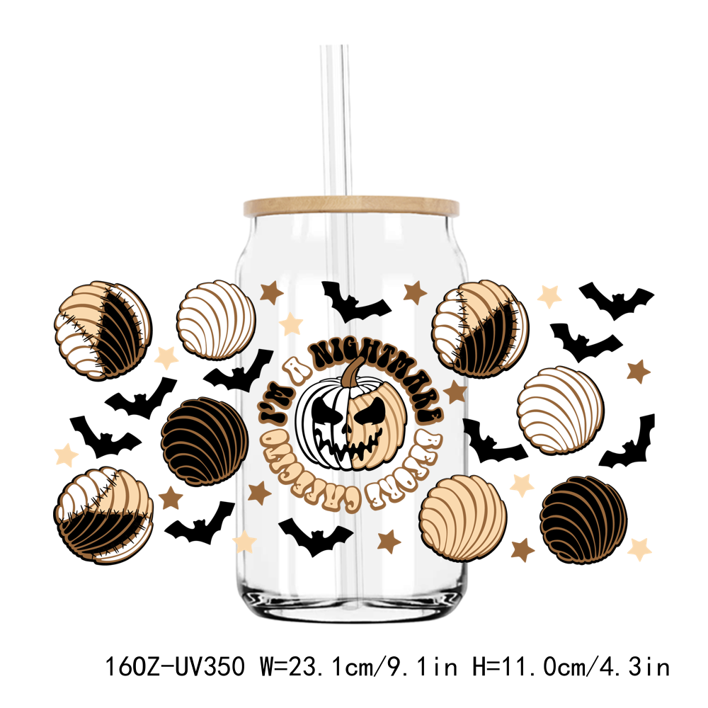 Halloween Autumn 16OZ UV DTF Stickers Wrap