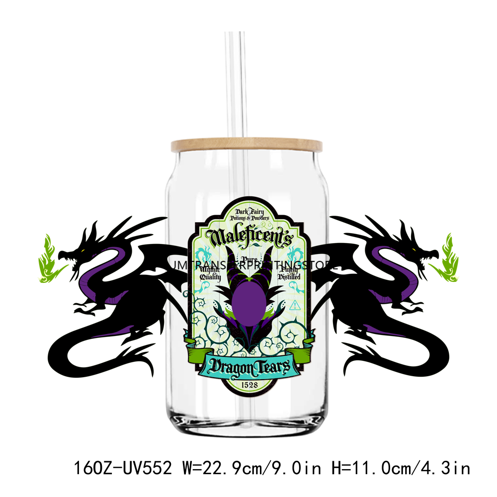 Halloween Coffee Cup 16OZ UV DTF Wrap Sticker