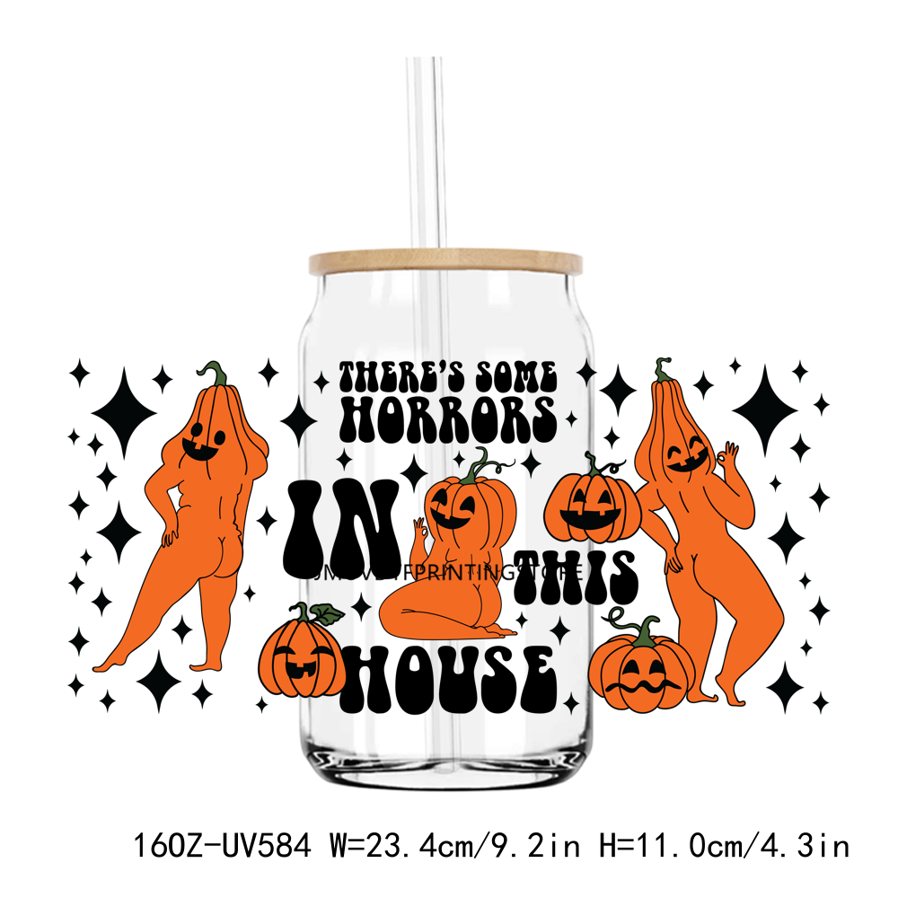 Halloween Spooky Season 16OZ UV DTF Wrap Sticker