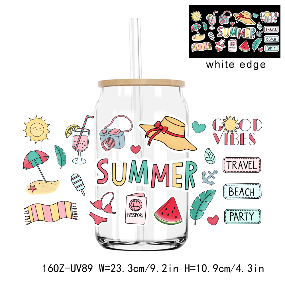 Hello Autumn Festival Season 16OZ UV DTF Stickers Wrap