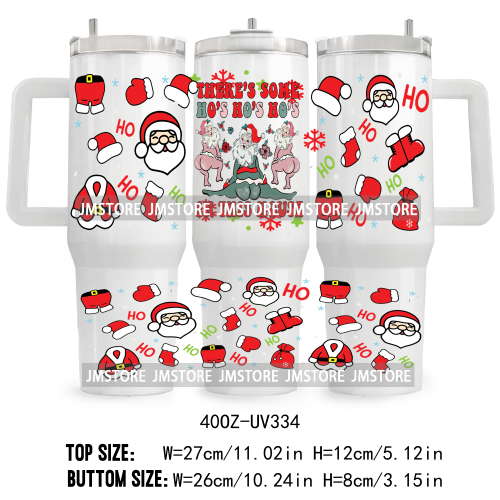 Retro Green Guy Merry Christmas Tis The Season UV DTF 40OZ Tumbler Wrap Ready To Apply Good Quality Waterproof Transfer Stickers