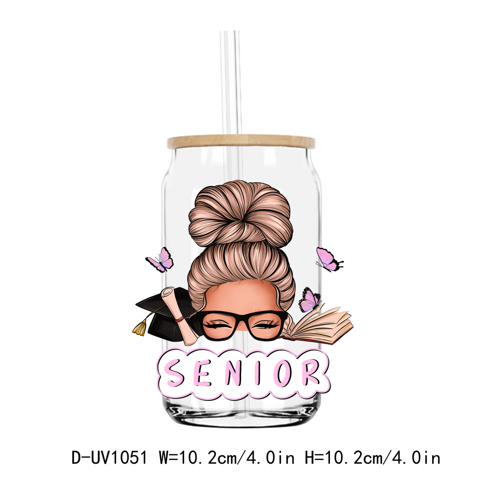 Senior Graduate Girl Student School UV DTF Sticker Decals