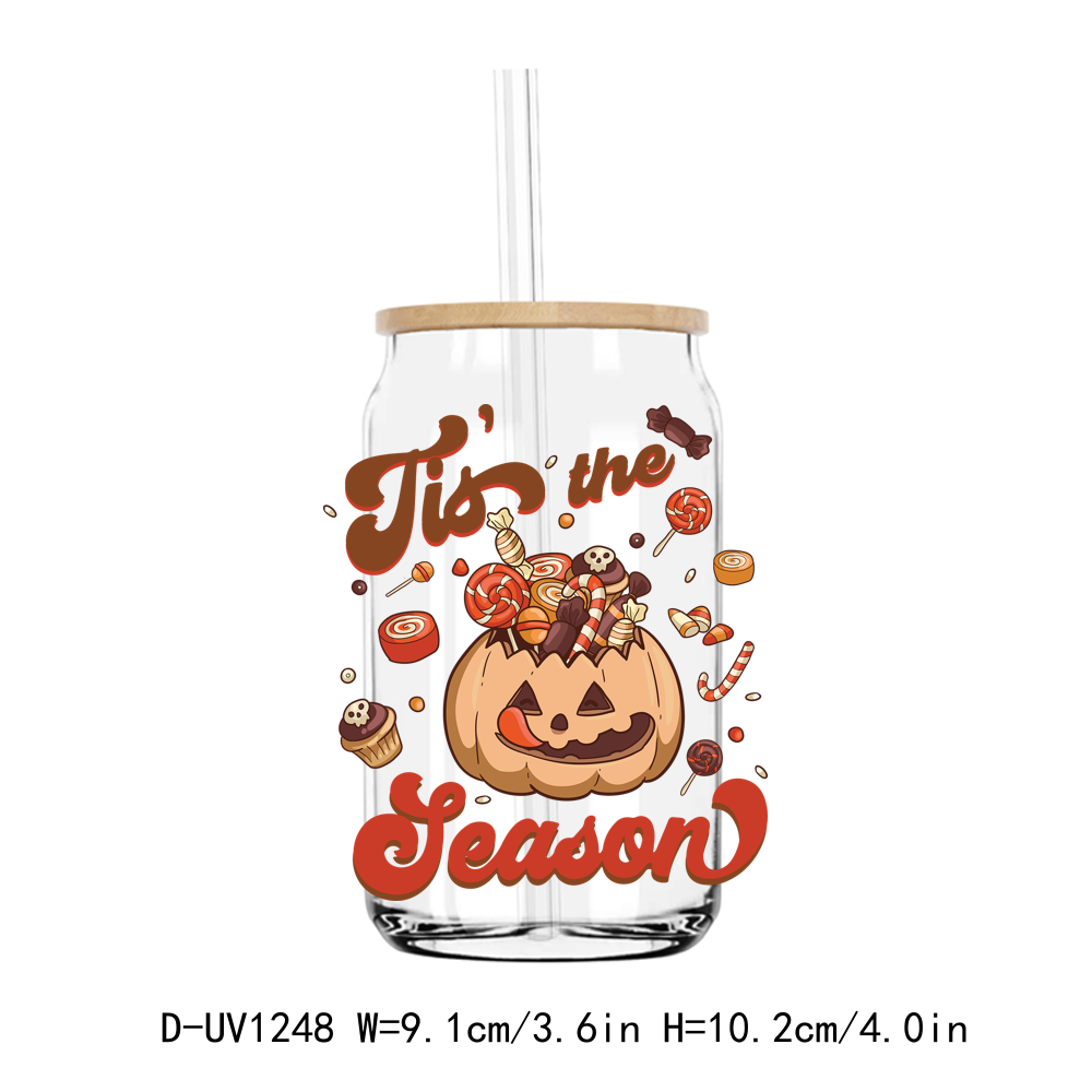 Tis The Season Halloween UV DTF Stickers Decals