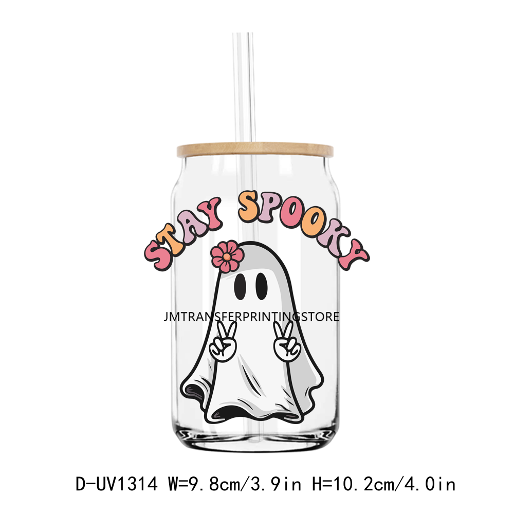 Halloween Stay Spooky Ghost 16OZ UV DTF Sticker Decals