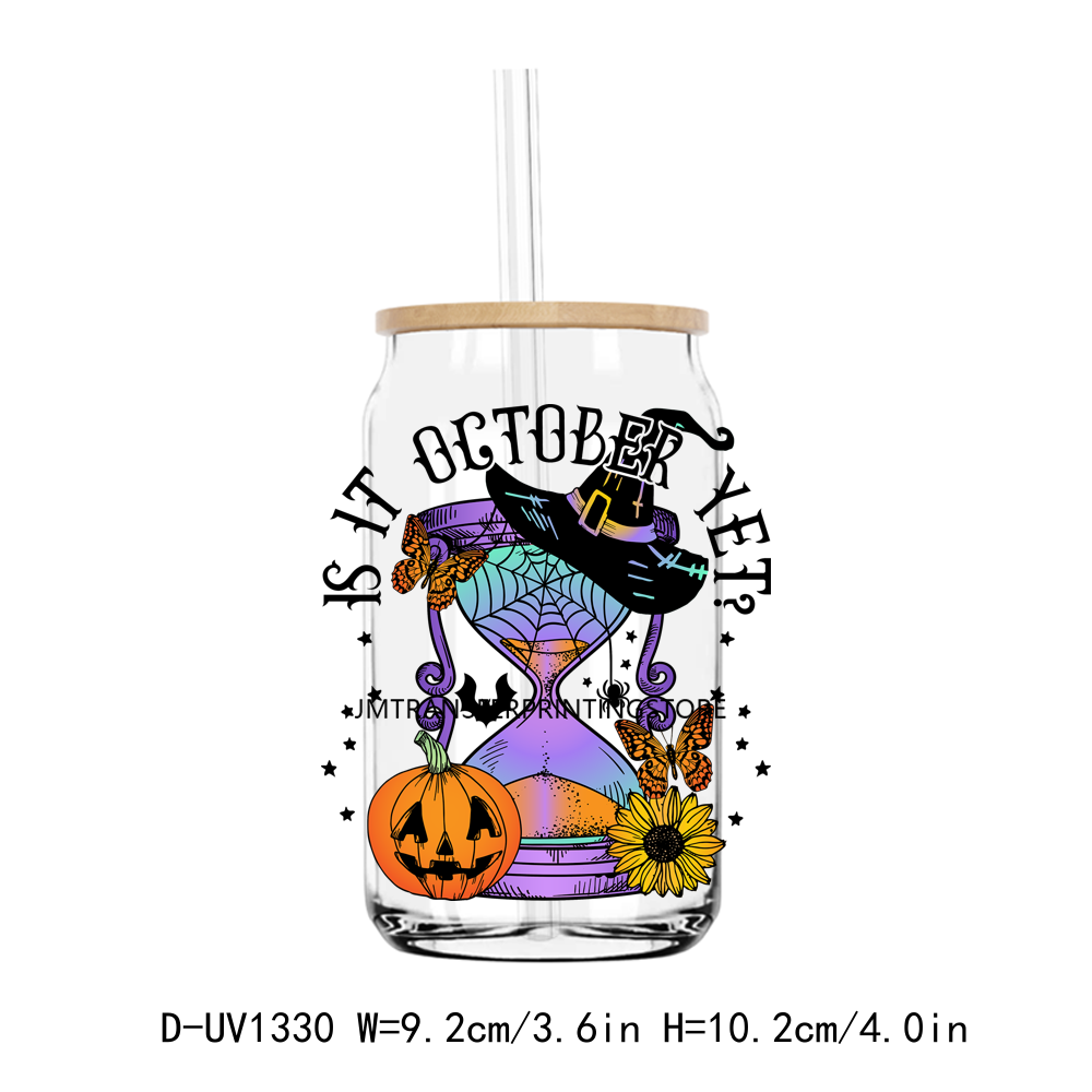 Halloween Let's Go Ghouls 16OZ UV DTF Sticker Decals