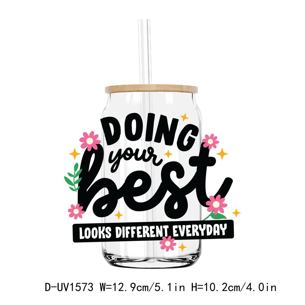 Positive Saying Good Vibes UV DTF Stickers Decals