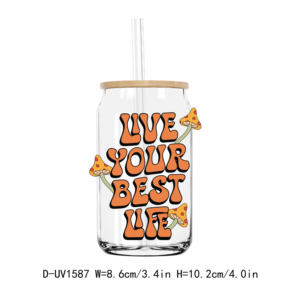 Positive Quotes UV DTF Stickers Decals