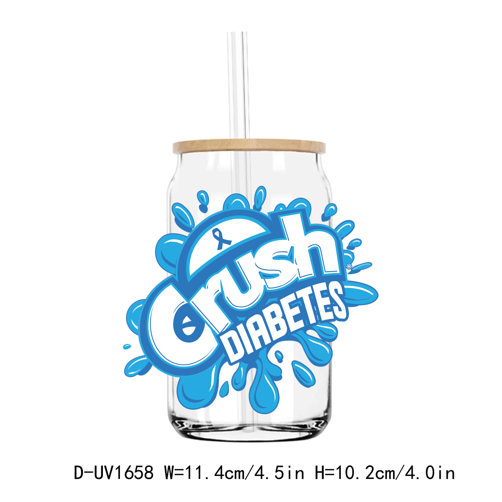 Crush Autism Awareness UV DTF Stickers Decals