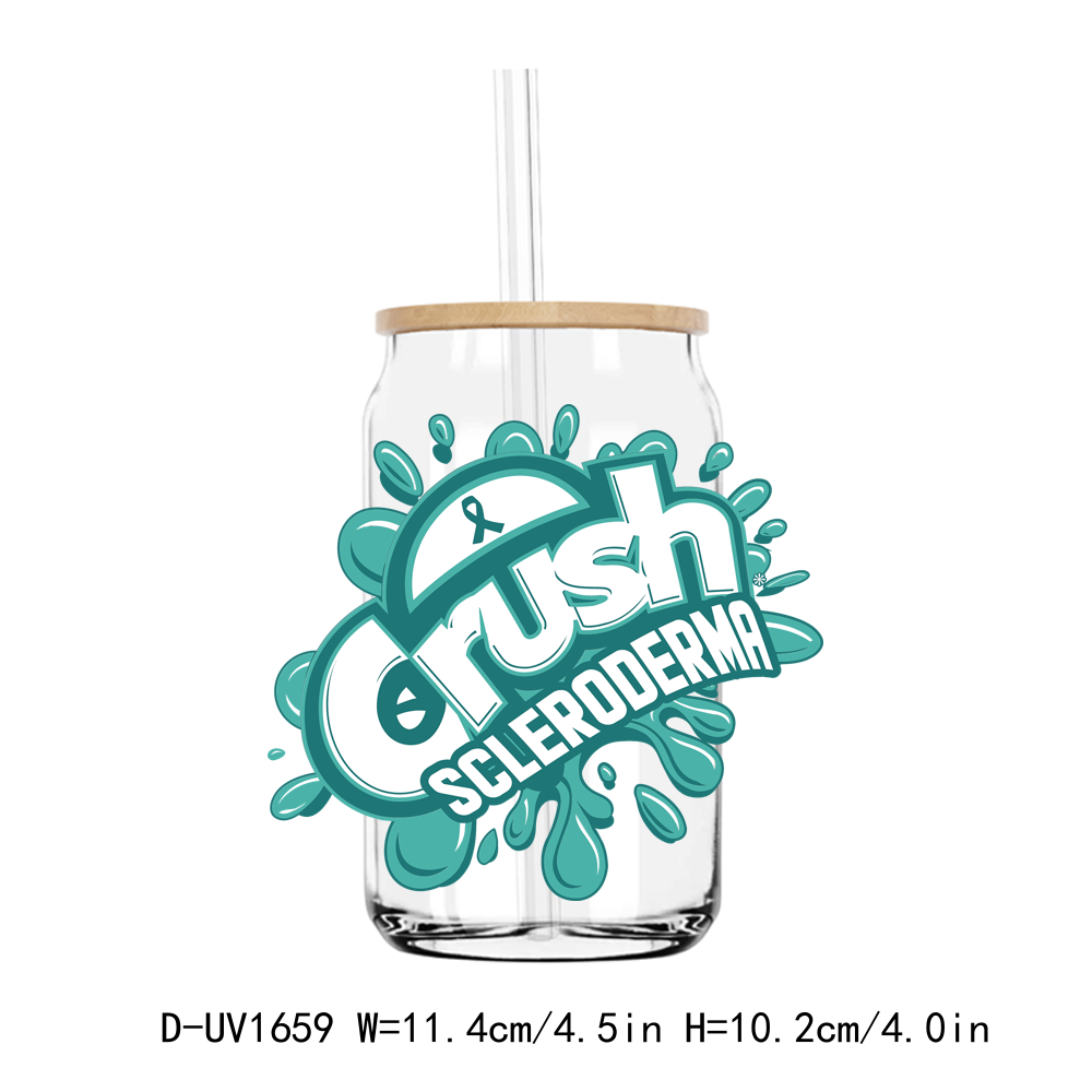 Crush Autism Awareness UV DTF Stickers Decals