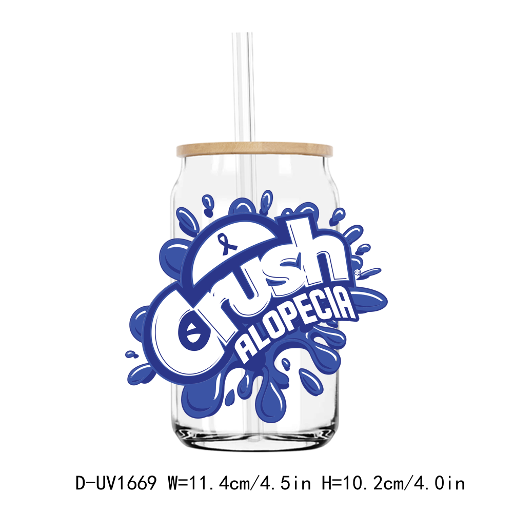 Crush Autism Awareness UV DTF Stickers Decals