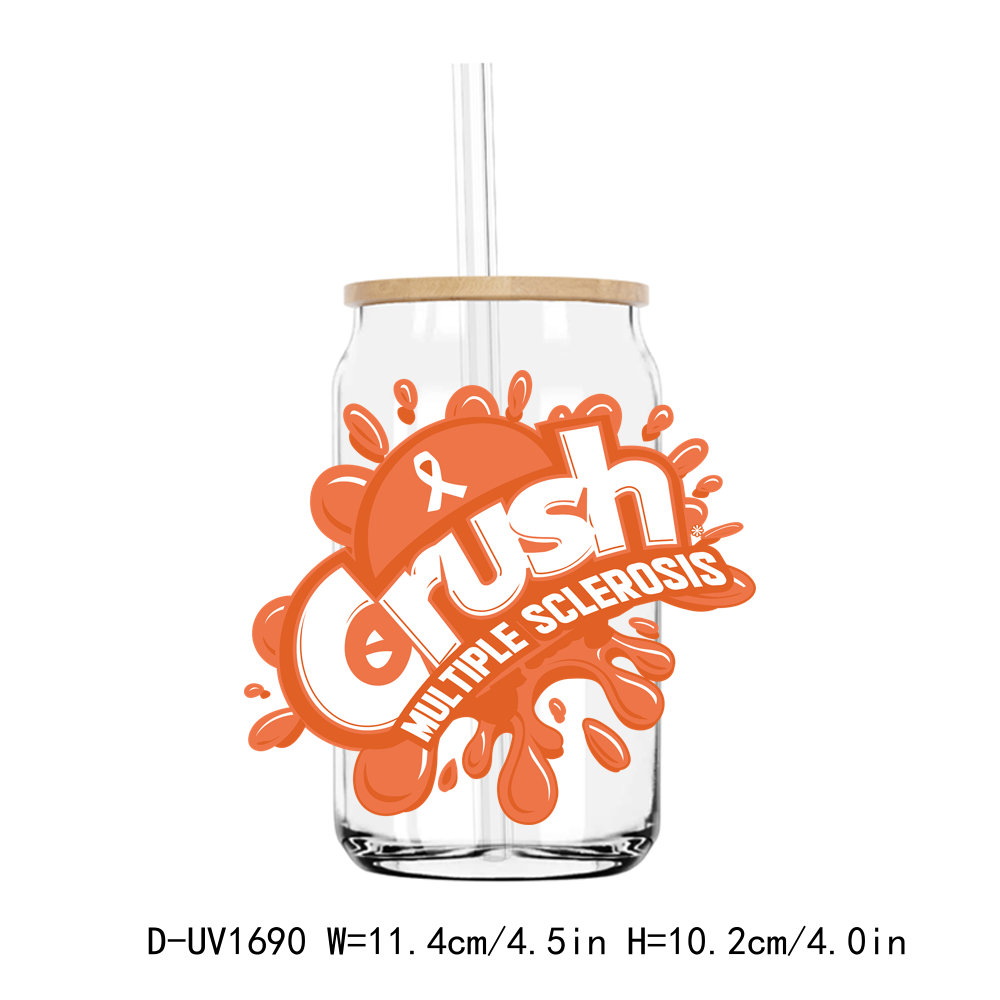 Crush Awareness UV DTF Stickers Decals