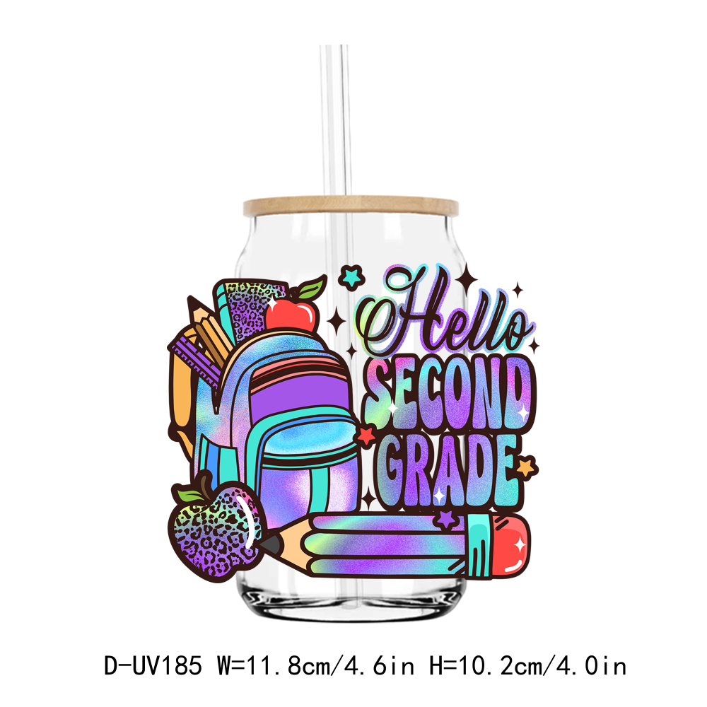 School Grade UV DTF Sticker Decals