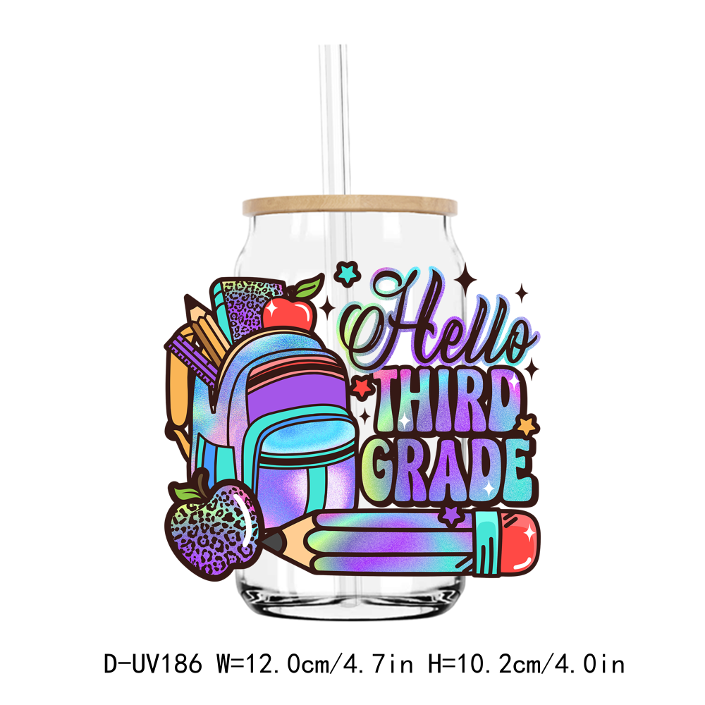 School Grade UV DTF Sticker Decals