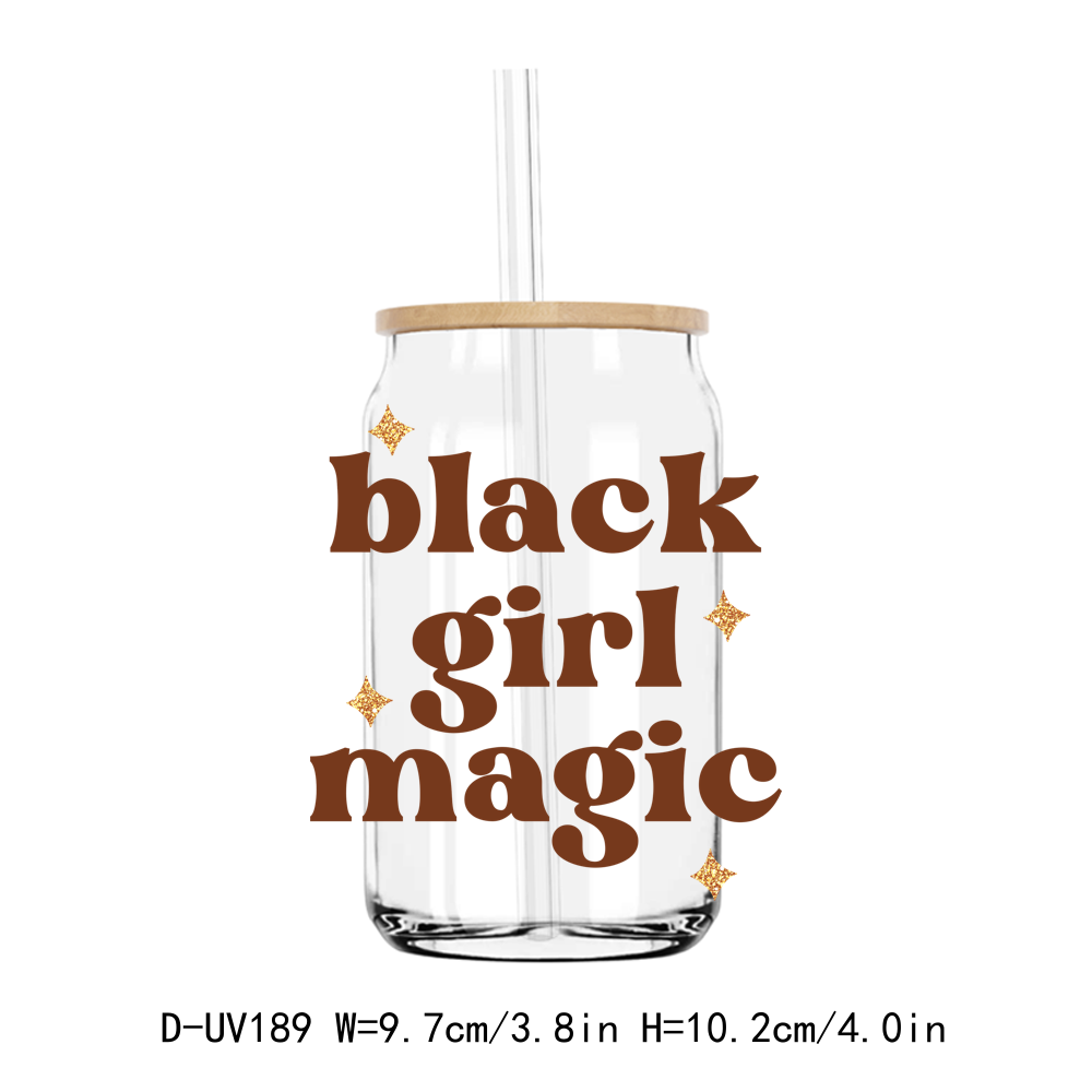 Black Girl Magic UV DTF Sticker Decals