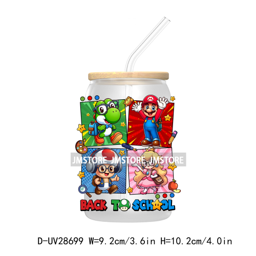 Made In The 80's Retro Character Cartoon Friends UV DTF Transfer Stickers Decals For Libbey Cold Cup Mug Tumbler Strawberry Girl