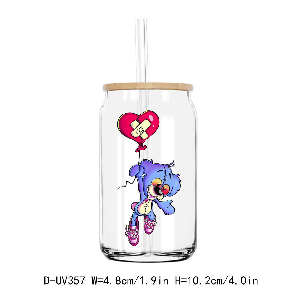 Sadness Heart UV DTF Sticker Decals