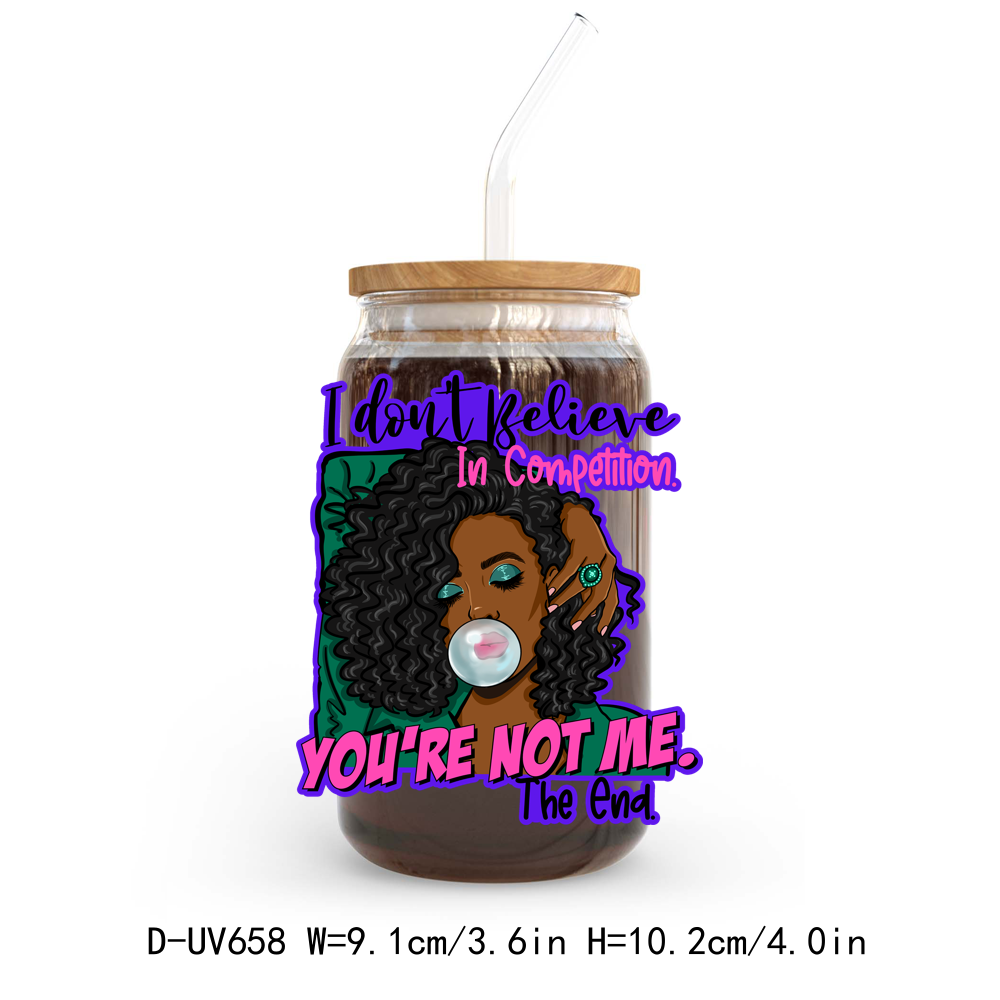 Pretty Afro Girl Woman Nurse UV DTF Sticker Decals