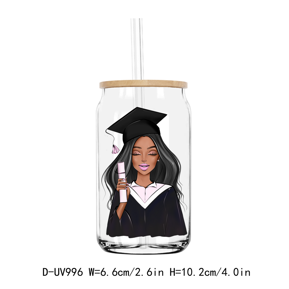 Senior Graduate Girl Student School UV DTF Sticker Decals