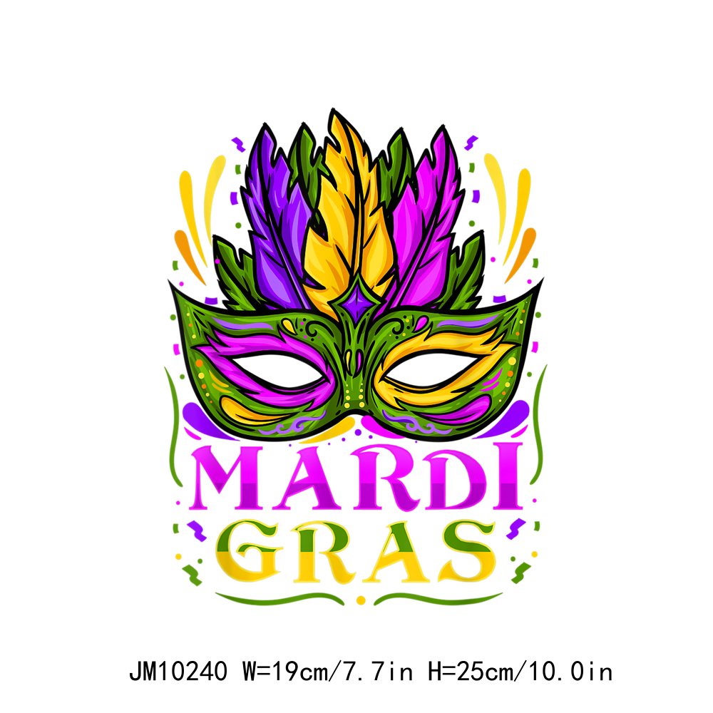 Mardi Gras Y'all Festival Mardi Grawr DTF Transfers