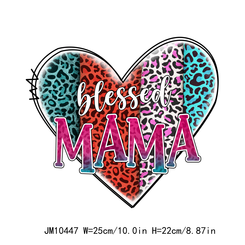 Leopard Mama Boss Mama Lightning DTF Transfers