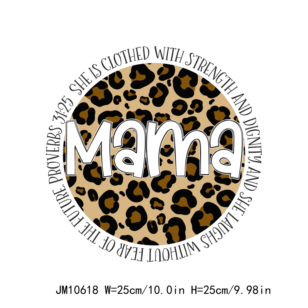 Circle Mama Designs Letters DTF Transfers