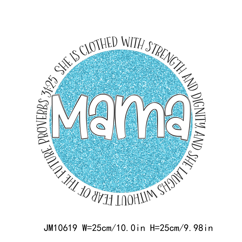 Circle Mama Designs Letters DTF Transfers