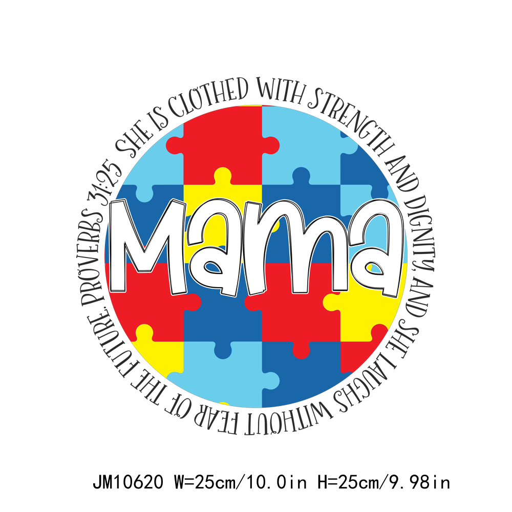 Circle Mama Designs Letters DTF Transfers