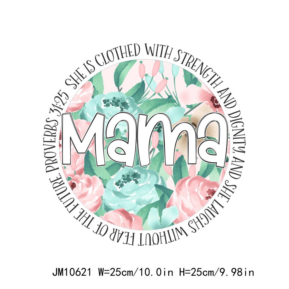 Circle Mama Designs Letters DTF Transfers