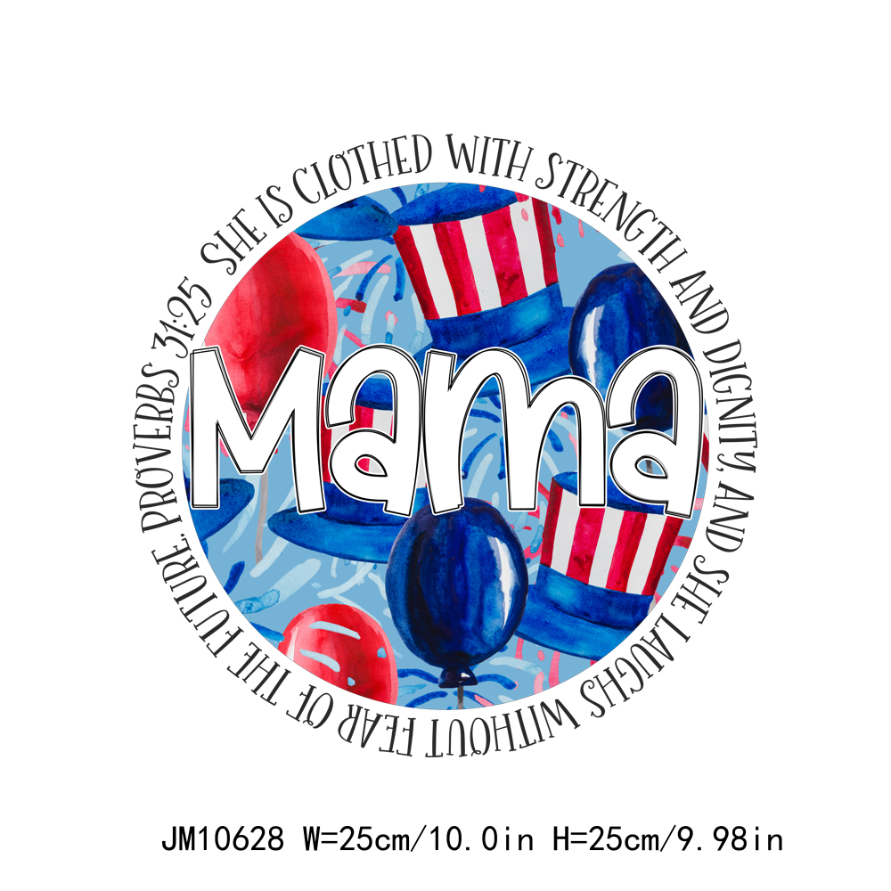 Circle Mama Designs Letters DTF Transfers