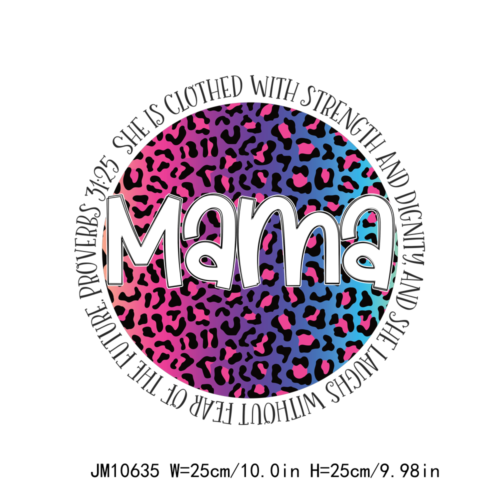 Circle Mama Designs Letters DTF Transfers