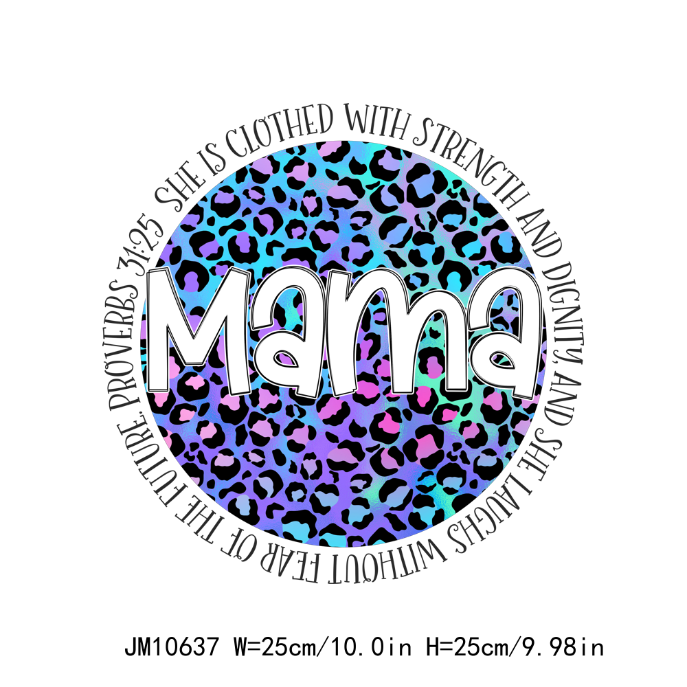 Circle Mama Designs Letters DTF Transfers