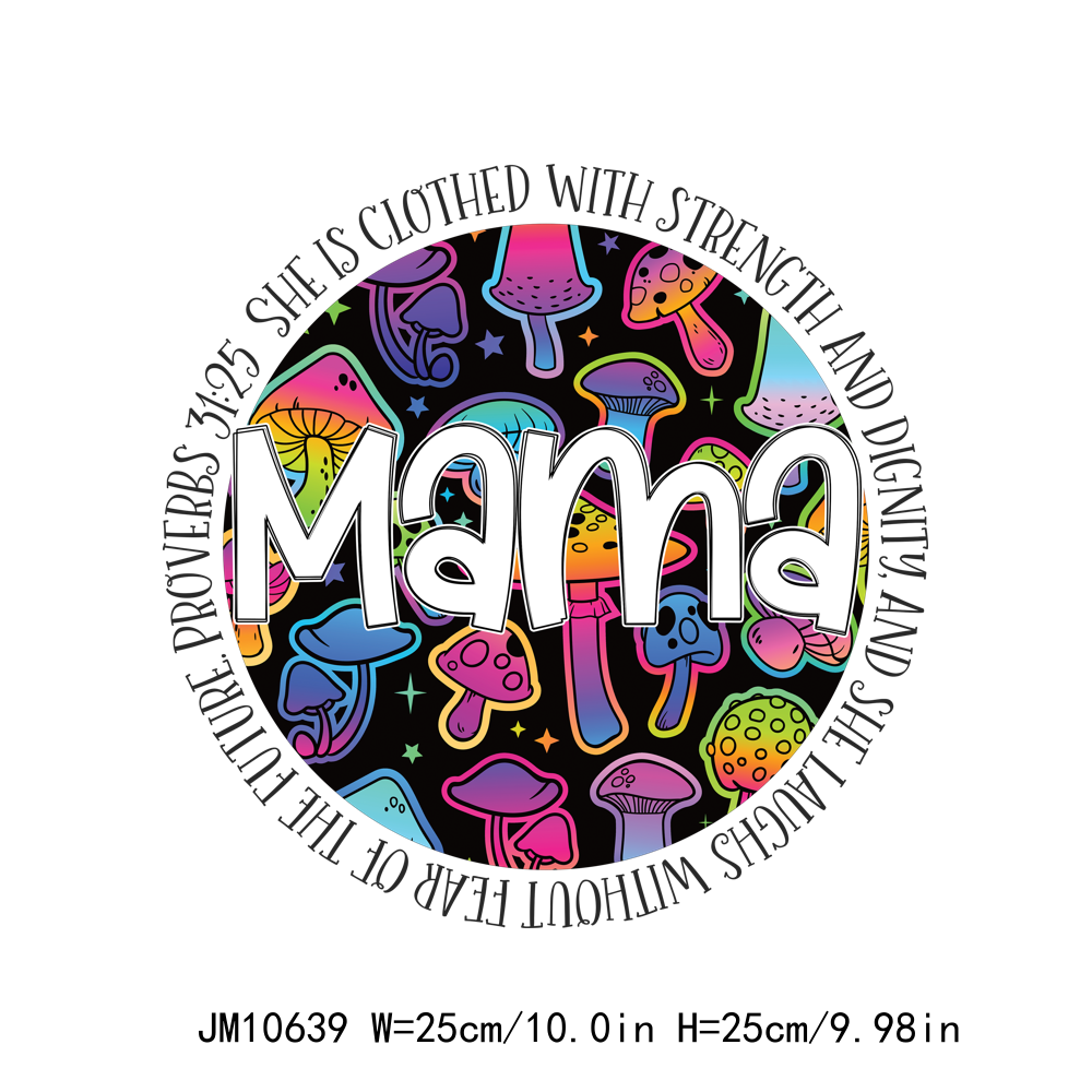 Circle Mama Designs Letters DTF Transfers