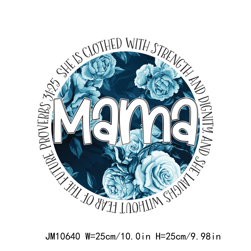 Circle Mama Designs Letters DTF Transfers