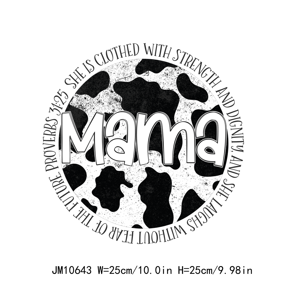 Circle Mama Designs Letters DTF Transfers