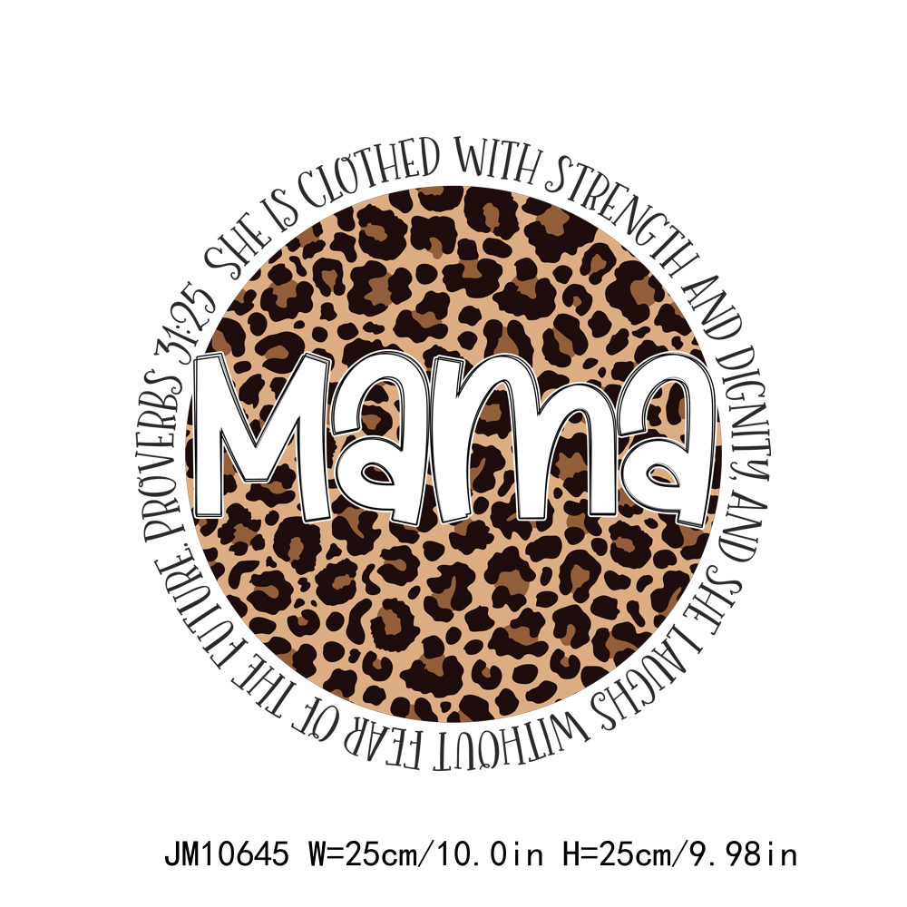 Full Color Mama Letters DTF Transfers