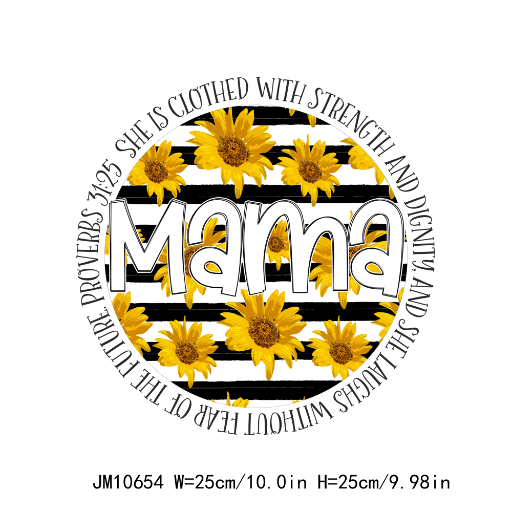 Full Color Mama Letters DTF Transfers