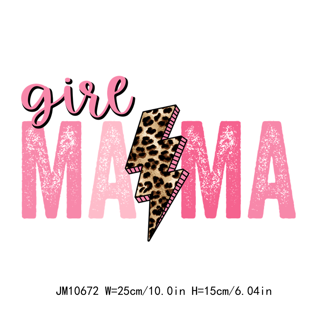 Floral Mama Leopard Mom DTF Transfers