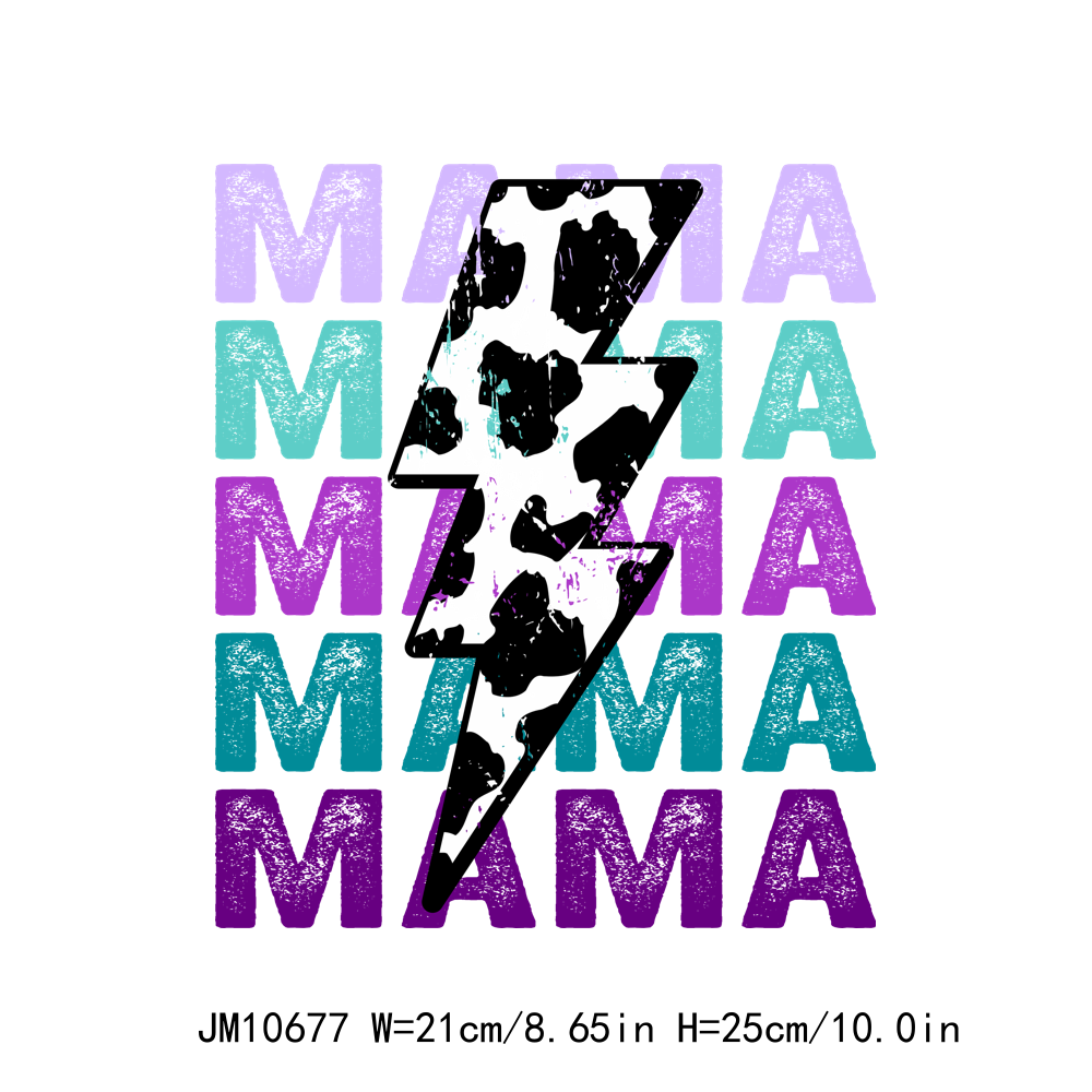 Floral Mama Leopard Mom DTF Transfers