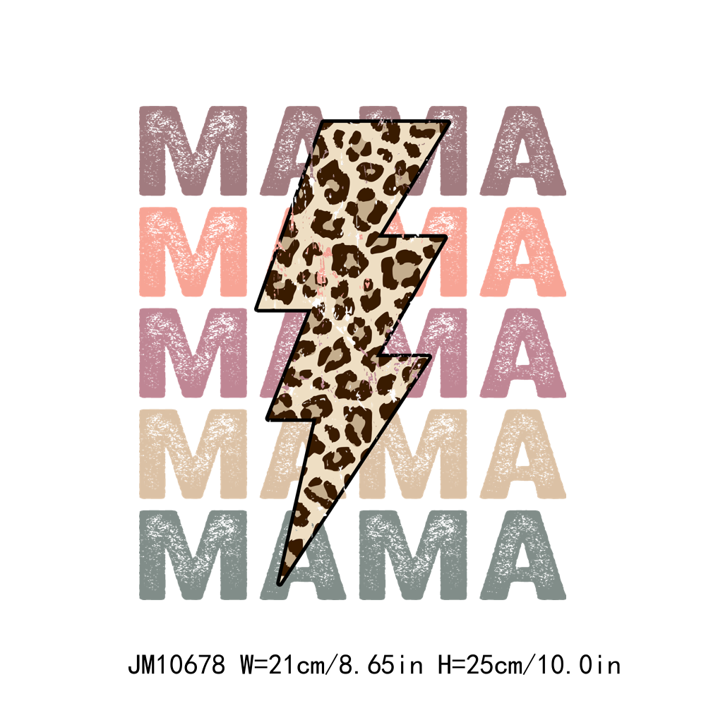 Floral Mama Leopard Mom DTF Transfers