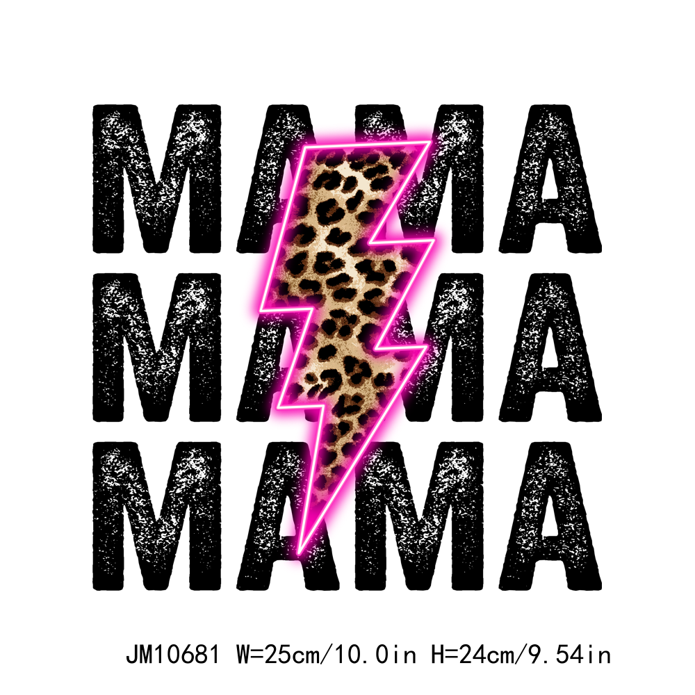 Floral Mama Leopard Mom DTF Transfers