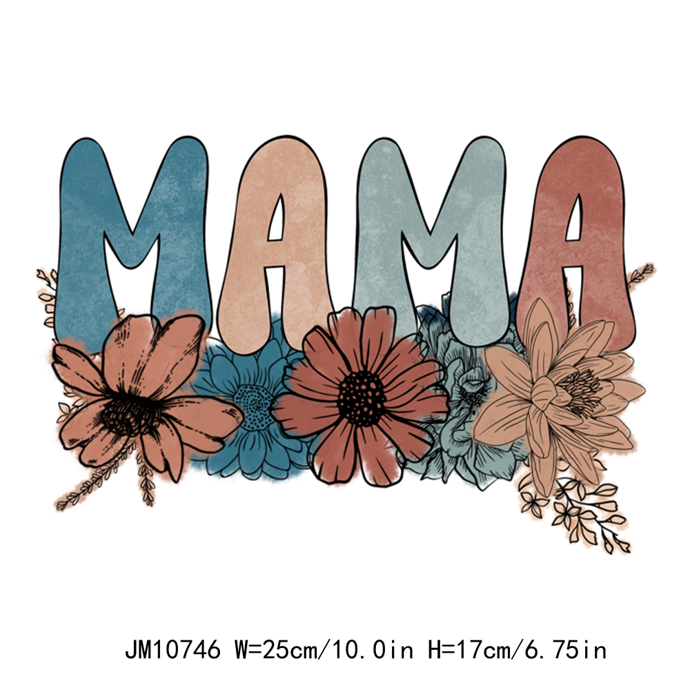 Flower Mama Mini Family DTF Transfers